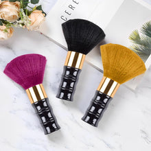 MEGAVOW Hairdresser Neck Brushe, Neck Duster, Professional Barbers Brush Cleaning Hairbrush Salon Hairdressers Accessories for Face, Neck (Yellow)