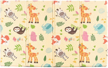 KandyToys Wild Life Foldable Baby Play Mat  Thick Padded XPE Baby Crawl Mat  Waterproof  Safe
