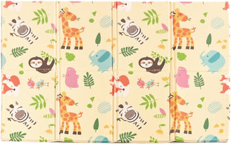 KandyToys Wild Life Foldable Baby Play Mat  Thick Padded XPE Baby Crawl Mat  Waterproof  Safe