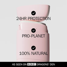 Fussy - Natural Refillable Deodorant - Aluminium Free - 24 hour protection - Floral Scent and Blush Pink Case - Ylang Ylang, Patchouli & Cedarwood - Vegan & Cruelty Free - 100% Natural & Effective