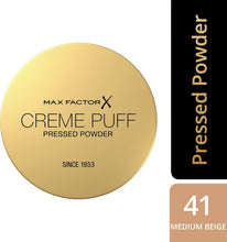 Max Factor Crme Puff Pressed Powder, 41 Medium Beige, 14g