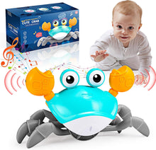 Hapikids Crawling Crab Toy, Baby Toys 6 to 12 Months Baby Gifts for 1 Year Olds Girls Boys Baby Sensory Toys for 1 2 3 Year Olds Boy Gifts Sensory Toys for Babies 1st Birthday Gifts for Girls Boys