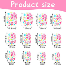 96 Pcs Kids False Nails, Children Press on Fake Nail Tip Cartoon Kids Full Cover Short Fingernail Children Artificial Nail Tips Kids Pre-glued Fake Nail Stickers for Girls Nails Art Decoration