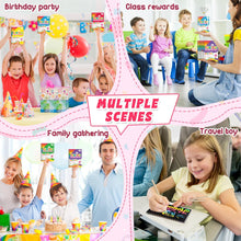 LIKYMO Party Bag Fillers for Kids - Scratch Art Party Bag Fillers Easter Gifts for Kids, Easter Crafts age 4-12 Years Old Girls Boys Birthday Classroom Gifts (16 Rainbow Scratch Notes)