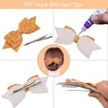 3.5 Inches Duck Bill Hair Clips Metal Alligator Curl Clips Sectioning Clips with Holes, Crocodile Clips Hair Styling Clips for Salon and Women Girls Accessories (12PCS)