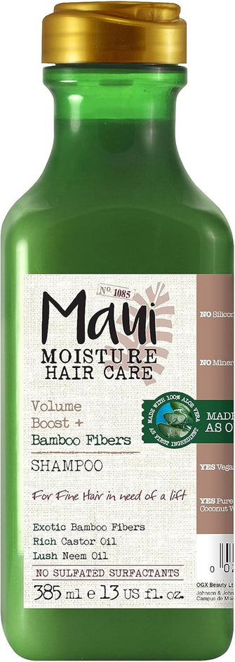 Maui Moisture Thickening and Volumising Aloe Vera and Bamboo Sulphate Free Shampoo 385ml