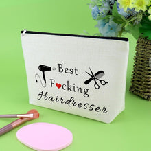 Hairdresser Gift Makeup Bag Hair Stylist Gifts Cosmetology Graduation Gifts for Her Thank You Gifts Travel Cosmetic Pouch Birthday Gifts for Stylists Graduate Hairstylist Cosmetic Bag Hair Barber Gift