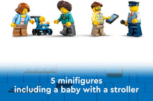 LEGO City Red Double-Decker Sightseeing Bus Toy, Red Vehicle for 7 Plus Year Old Boys & Girls, Creative Set with 5 Minifigures Including a Baby and Buggy, Birthday Gift Idea 60407