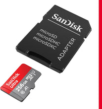 SanDisk 256GB Ultra microSDXC card + SD adapter, Memory card Full HD, up to 150 MB/s, For smartphones and Tablets, with A1 App Performance, UHS-I, Class 10, U1