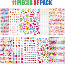 JOISHOP 3034pcs Gem Stickers, Rhinestone Self Adhesive Gems, Stick on Gems Jewel Stickers Sticky Gems for DIY Crafts Gluing