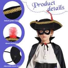 iZoeL The Highway Rat Costume for Boys Girls Rat Costume World Book Day Costumes Kids 2025 - Highway Man Character Wbd Fancy Dress Ideas for Childrens Carnival Costume Robber Pirate Costume