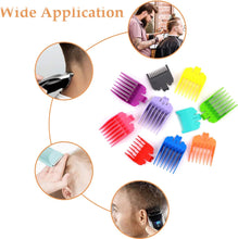 Hair Clipper Guards Combs,10 PCS Guide Comb Set,Professional Hair Clipper Guide Combs,Hair Clipper Limit Comb,Replacement Guards Trimmer Comb,for Hair Clippers/Trimmers(1.5-25mm)