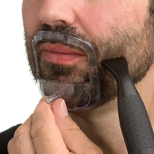 Goatee Shaving Template for Men with 5 Different Sizes, Beard Guide Shaper with Comb, Beard Shaping & Styling Template Perfect for Hairline Line-up, Edging, Stencil for Trimming, Mustache, Goatee