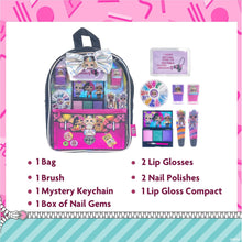 L.O.L Surprise! 10 Pcs Backpack Makeup Set for Kids  Makeup Kit Includes Lip Gloss, Nail Polish & More  Gifts for Ages 3 & above by Townley Girl