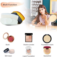 Foundation Makeup Brush Kabuki Face Brush Dolphin shape Kabuki Hexagon Face Blush Liquid Powder Foundation Brush for Blending Liquid, Cream or Flawless Powder Cosmetics with Storage Case (Brown)