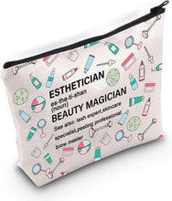 Esthetician Survival Kit Esthetician Appreciation Gift Esthetician Definition Makeup Bag with Zipper Skincare Specialist Toiletry Bag Beautician Gift (Esthetician)