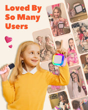 Kids Karaoke Machine 2 Microphones: Gift for Girls Boys Kids Birthday Present - Mini Karaoke Machine with Karaoke Wireless Microphones - Portable Music Speaker Toy for Ages 3-12 Children - Pink 2 Mics