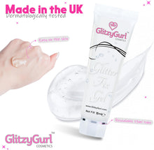 Glitter Fix Gel - Face and Body Adhesive Primer Glue Quick Dry for Glitter, Eye Shadow, Pigment, Eye Dust. Vegan Cruelty Free