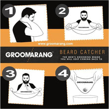 Groomarang Beard Shaving and Clippings Catcher Bib KIT1 Units