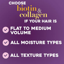 OGX Biotin & Collagen Hair Thickening Shampoo, 385ml