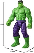 Marvel Avengers Titan Hero Series Blast Gear Deluxe Hulk Action Figure, 30-cm Toy, Inspired ByMarvel Comics, For Children Aged 4 And Up,Green
