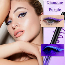 Liquid Eyeliner Pencil, Colored Eye Liner Pen, Highly Pigmented Long Lasting Eyeliner UV Glow, Waterproof & Smudge-proof Coloured Eye Make-up, Instant Drying Gel Eyeliner For Party