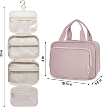 Narwey Hanging Travel Toiletry Bag for Women Wash Bag Cosmetics Makeup Bag Organizer for Travel Size Accessories