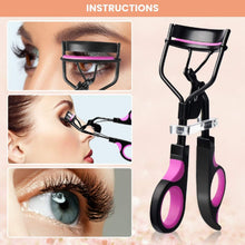 Eyelash Curler, 3 in 1 Lash Curler Kit with 5 Extra Replacement Refill Pads Eyelash Applicator Makeup Tool