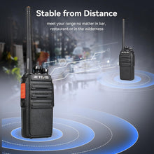Retevis RT24 Walkie Talkies for Adults, Professional Two Way Radio, 16 Channels VOX Scan Monitor License Free, 2 Way Radios Walkie Talkie with Earpieces for Commercial, School (Black,10 Pack)