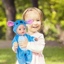 Doll Clothes Outfits Overalls for 14-17 Inch Baby Dolls, Doll Clothes with Hhanger Socks, Blue Doll Clothes for 35-45 cm New Baby Dolls Girls Birthday Easter Gifts
