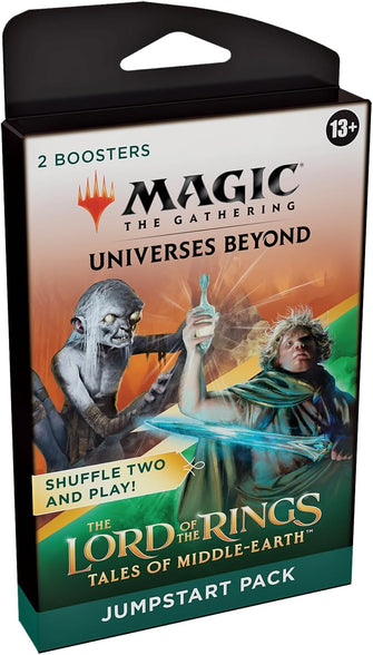 Magic: The Gathering The Lord of the Rings: Tales of Middle-earth Jumpstart Booster 2-Pack  Combine for 1 Jumpstart Deck (40 Cards, Including Lands)