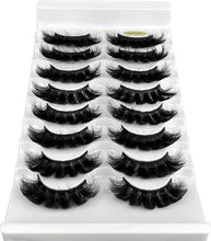 KOKAY False Eyelashes Russian Strip Lashes Faux Mink Lashes 8 Pairs DD Curl, Reusable Fluffy 3D Fake Eyelashes Thick Soft Waterproof for Gift (K002,15MM)