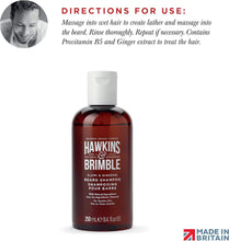 Hawkins & Brimble Beard Shampoo for Men, 250ml - Wash Softens Support Growth & Maintain Chin Fuzz