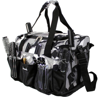 Hairdressing Designer Session Bag Large Mobile Hairdresser Barber Kit Holder in Grey