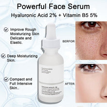 Hyaluronic Acid 2% + B5,Skincare Serum,Hyaluronic Acid For Face Hydrated,Hyaluronic Acid Serum for Face to Plump and Smooth Skin,Face Serum for Women & Men,Skin Care.