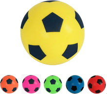 HTI Fun Sport 20cm Yellow Foam Football  Soft Sponge Soccer Ball for Indoor & Outdoor Play  Perfect for Games & Fun  Safe for Adults, Boys & Girls of All Ages  Lightweight & Durable (19.4cm)