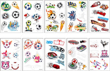 10 Sheets Football Temporary Tattoos for Kids,World Cup Temporary Tattoos,Glow In The Dark Football Tattoos,Waterproof Fake Tattoo for Boys Girls Football Fans World Cup,European Cup Face Tattoos