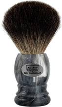 Hans Baier Exclusive Real Shaving Brush Grey BadgerMarbled Handle Plastic