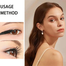 Mascara Black - Waterproof Mascara 4D Silk Fiber Eyelash Mascara, Extra Long Thick & Voluminous Lash Mascara Non-smudged, Non-caking, Lasts all day long, Ultra Black