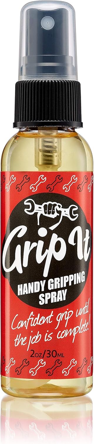 Grip-iT Hand Grip Spray - Better Grip for Pole Dancing & Aerial Hoop - Supercharge Your Tennis Racket Grip - Liquid Chalk Replacement - Firm Cricket Ball Grip - Better Grip for Dart Stems 60 ml