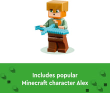 LEGO Minecraft The Armoury Building Toys for Kids, Boys & Girls aged 7 Plus Featuring Character Figures including Alex with a Diamond Sword, Weapons Set, Role-Play Gifts for Gamers 21252