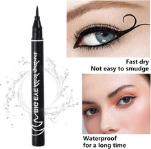 Liquid Eyeliner Waterproof Matte Eyeliner Pencil Black, Eye Make-Up Pen Primer The Quick Flick Eye Liner Stencil With Waterline Felt Tip Long-Lasting For Beginners (BLACK)