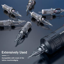 EZ Tattoo Cartridge Needles - 20Pcs 10 (3RL) Bugpin Round Liner Tattoo Needles Cartridges for Rotary Tattoo Machine Pen Gun - Revolution