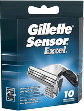 Gillette Sensor Excel Razor Blades for Men Pack of 10 Blades