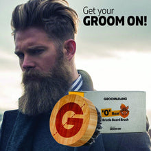 Groomarang Boar Bristle Beard Brush for Men Perfect Grooming Gift