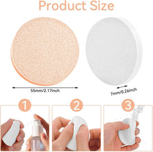 12 Pcs Face Paint Sponges,Round Makeup Sponge One Size Adult Unisex Foam Marshmallow Hair Sponge Make Up Sponges-6 Pcs White and 6 Pcs Skin Colour Real Techniques Sponge