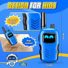 GrriopiWalkie Talkies, Toys for 3-12 Year Old Boy Gift for 4 5 6 Year Olds Boys Toys Age 5 6 7 8 9 Walkie Talkie Kids Toys Age 3 4 5 6 7 Sensory Toys Outdoor Toys Walky Talky Camping Accessories Blue