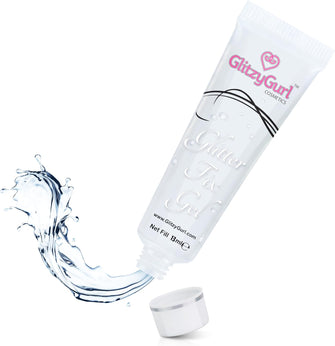 Glitter Fix Gel - Face and Body Adhesive Primer Glue Quick Dry for Glitter, Eye Shadow, Pigment, Eye Dust. Vegan Cruelty Free