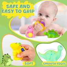 Jovicos No Hole No Mould Baby Bath Toys - 6PCS Dinosaurs Bath Toys For 1 Year Old Mould Free Bath Toys for 1 2 3 4 Year Old Boys Toddler Kids Swimming Pool Toys