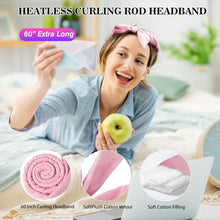 Heatless Curlers Headband,Heatless Curls For Sleeping Overnight Heatless Hair Curling Set Soft Heatless Curling Rod Headband No Heat Wave Hair Curlers With Hair Clip Styling Tools For Long Medium Hair